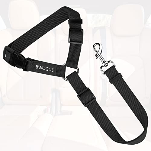 BWOGUE Pet Dog Cat Seat Belts, Car Headrest Restraint Adjustable Safety Leads Vehicle Seatbelt Harness by BWOGUE