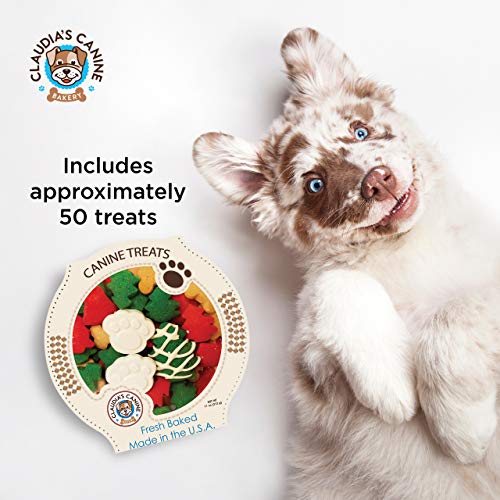 Miles Kimball Claudia's Canine Cuisine - Santa Paws Classic Gourmet Dog Cookies, Assorted, one Size fits All from Claudia's Canine Bakery
