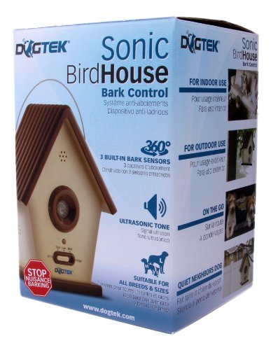 DOGTEK Sonic Bird House Bark Control Outdoor/Indoor by DOGTEK