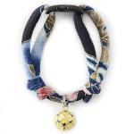Necoichi Blue Clover Cat Collar