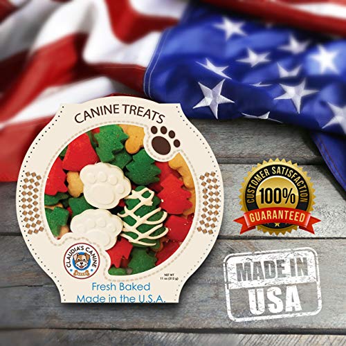 Miles Kimball Claudia's Canine Cuisine - Santa Paws Classic Gourmet Dog Cookies, Assorted, one Size fits All from Claudia's Canine Bakery