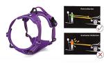 JUXZH Large Purple No Pull Dog Harness