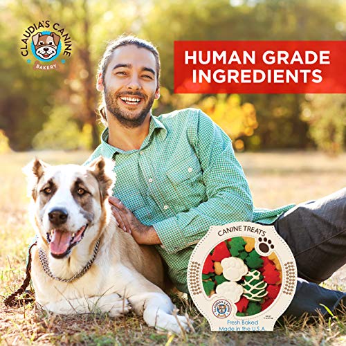 Miles Kimball Claudia's Canine Cuisine - Santa Paws Classic Gourmet Dog Cookies, Assorted, one Size fits All from Claudia's Canine Bakery