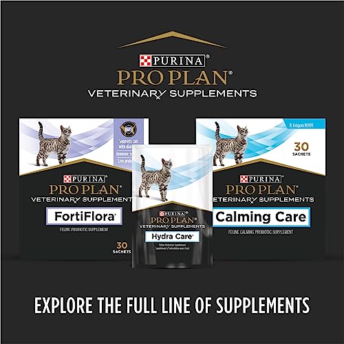 Purina FortiFlora Cat Probiotic Powder Supplement, Pro Plan Veterinary Supplements Probiotic Cat Supplement â 30 ct. box by Purina Fortiflora