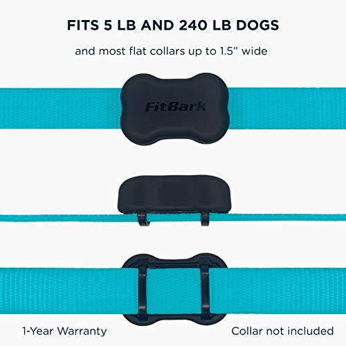 FitBark GPS Dog Tracker | Health & Location Pet Tracking Smart Collar Device | Small (17 g) & Waterproof | 4G LTE-M Real-Time US Verizon Coverage Nationwide | iPhone & Android Apps by FitBark
