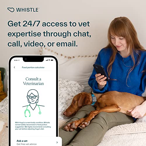 Whistle GO Explore - Ultimate Health & Location Tracker for Pets - Waterproof GPS Pet Tracker, Built-in Night Light, 20 Day Battery, Pet Fitness Tracker fits on Collar or Harness - Grey from Whistle Labs