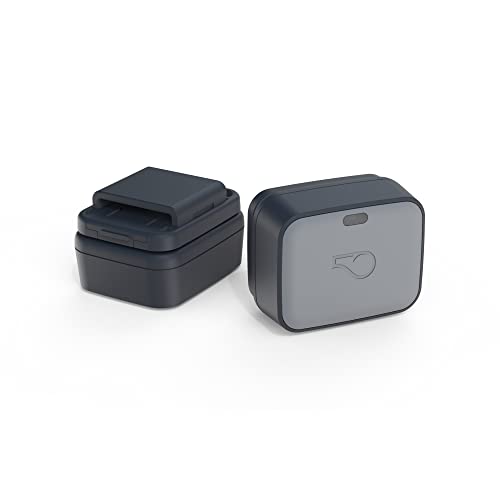 Whistle GO Explore - Ultimate Health & Location Tracker for Pets - Waterproof GPS Pet Tracker, Built-in Night Light, 20 Day Battery, Pet Fitness Tracker fits on Collar or Harness - Grey from Whistle Labs
