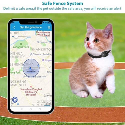 BARTUN LTE GPS Dog Tracker, Real-Time Tracking Collar Device, APP Control for Dogs and Cats with Unlimited Range from BARTUN