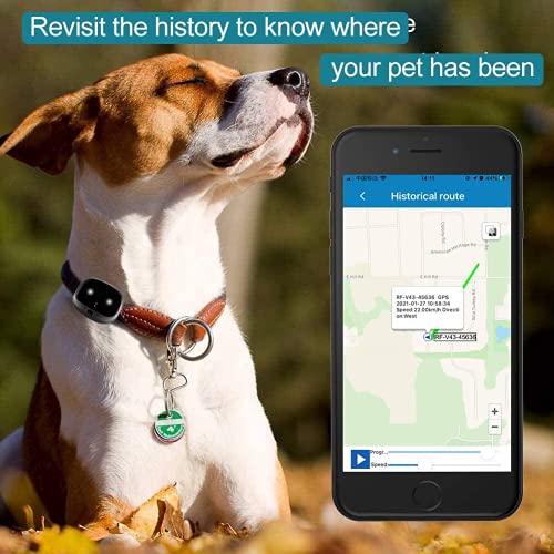 BARTUN LTE GPS Dog Tracker, Real-Time Tracking Collar Device, APP Control for Dogs and Cats with Unlimited Range from BARTUN