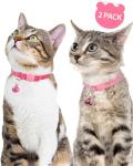 Taglory Reflective Cat Collars with Safety Buckle - 2 Pack