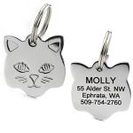 Personalized Stainless Steel Cat ID Tags