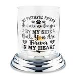 Dog Memorial Candle Holder - Sympathy Gift for Dog Lovers