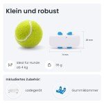 Tractive LTE GPS Dog Tracker - Location & Activity Tracker for Dogs with Unlimited Range (Newest Model), White (TRNJAWH) from Tractive GmbH