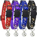 Reflective Cat Collar 3-Pack with Bell