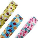 BoomBone Cat Collar Breakaway with Bell and Cute Animal Pendants, 3 Pack Bee Flamingo Beetle Spring Kitten Collar by Upaw