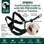SPORN No Pull Dog Harness, Black, Medium from YUP!