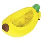 YML Banana Pet Bed, Vibrant Yellow, 31x20x8