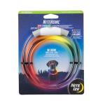 Nite Howl Rechargeable LED Safety Necklace with Disc-O Select Choose-Your-Color LED, Reusable Visibility Necklace for Pets by Nite Ize