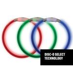 Nite Howl Rechargeable LED Safety Necklace with Disc-O Select Choose-Your-Color LED, Reusable Visibility Necklace for Pets by Nite Ize