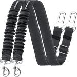 URPOWER Dog Seat Belt 2 Pack Dog Car Seatbelts Adjustable Pet Seat Belt for Vehicle Nylon Pet Safety Seat Belts Heavy Duty & Elastic & Durable Car Seat Belt for Dogs, Cats and Pets from URPOWER