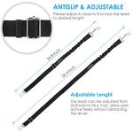 URPOWER Dog Seat Belt 2 Pack Dog Car Seatbelts Adjustable Pet Seat Belt for Vehicle Nylon Pet Safety Seat Belts Heavy Duty & Elastic & Durable Car Seat Belt for Dogs, Cats and Pets from URPOWER