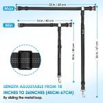 SlowTon Dog Seatbelt, 2 Pack Pet Car Seat Belt Headrest Restraint Adjustable Puppy Safety Seat Belt with Elastic Bungee and Reflective Stripe Connect with Dog Harness in Vehicle for Travel Daily Use by Slowton