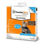 ThunderShirt Classic Cat Anxiety Jacket, Heather Gray, Medium by Thundershirt