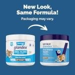 Glandex Anal Gland Soft Chew Treats with Pumpkin for Dogs 60ct Chews with Digestive Enzymes, Probiotics Fiber Supplement for Dogs â Vet Recommended - Boot The Scoot (Peanut Butter) - by Vetnique Labs by Glandex