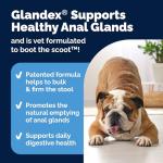Glandex Anal Gland Soft Chew Treats with Pumpkin for Dogs 60ct Chews with Digestive Enzymes, Probiotics Fiber Supplement for Dogs â Vet Recommended - Boot The Scoot (Peanut Butter) - by Vetnique Labs by Glandex