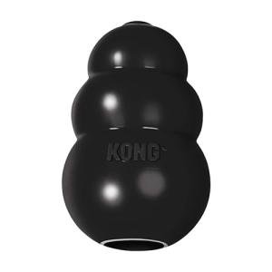 KONG - Extreme Dog Toy - Toughest Natural Rubber, Black - Fun to Chew, Chase and Fetch - for Large Dogs by KONG