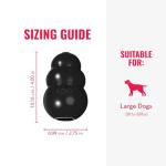 KONG - Extreme Dog Toy - Toughest Natural Rubber, Black - Fun to Chew, Chase and Fetch - for Large Dogs by KONG