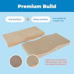 Reversible Cardboard Cat Scratcher and Play Pad