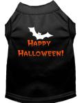 Happy Halloween Pet Shirt - Black Size L