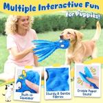 9-Pack Interactive Plush Dog Toys for Puppies