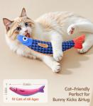 Interactive Cat Toy with Catnip and Silvervine