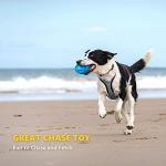 EASTBLUE Indestructible Squeaky Dog Chew Ball