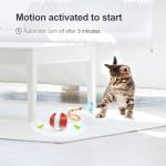 Agile Moving Cat Ball with Elastic Mesh Tail