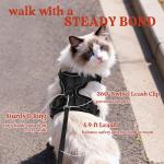 Escape-Proof Adjustable Cat Harness and Leash