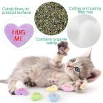 5-Pack Heart Catnip Toys for Valentine's Day