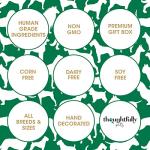 Gourmet Ginger Flavored Bone-Shaped Dog Treats Set