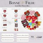 Valentine's Dog Treats Gift Box - 22 Gourmet Snacks