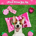 Lepawit Valentine's Day Squeaky Dog Toys Set