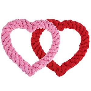 Valentine's Day Heart Shaped Dog Chew Toys