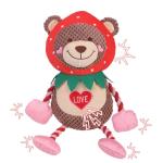 Valentine's Day Plush Squeaky Dog Toy for All Sizes