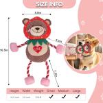 Valentine's Day Plush Squeaky Dog Toy for All Sizes