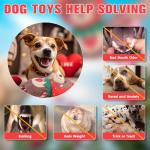 Valentine's Day Plush Squeaky Dog Toy for All Sizes