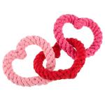 Valentine’s Day Heart Rope Dog Chew Toys Set