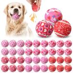 Valentine's Day Squeaky Tennis Balls for Dogs