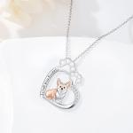 Corgi Paw Print Necklace for Dog Lovers