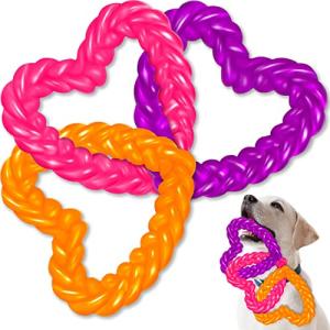 Valentine's Day Heart Dog Chew Toys for Puppies